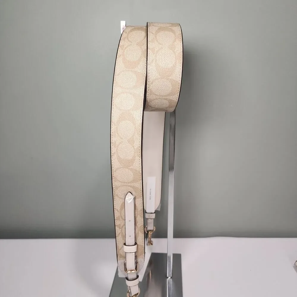 NWT Coach CC856 Signature Replacement Crossbody Strap Light Khaki Chalk